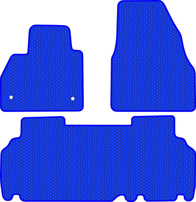 Купить запчасть SDS EXCLUSIVE - KSR12409BL Коврики в салон синие Renault Kangoo II Минивэн(5дв.) 2009- "EVA-style"