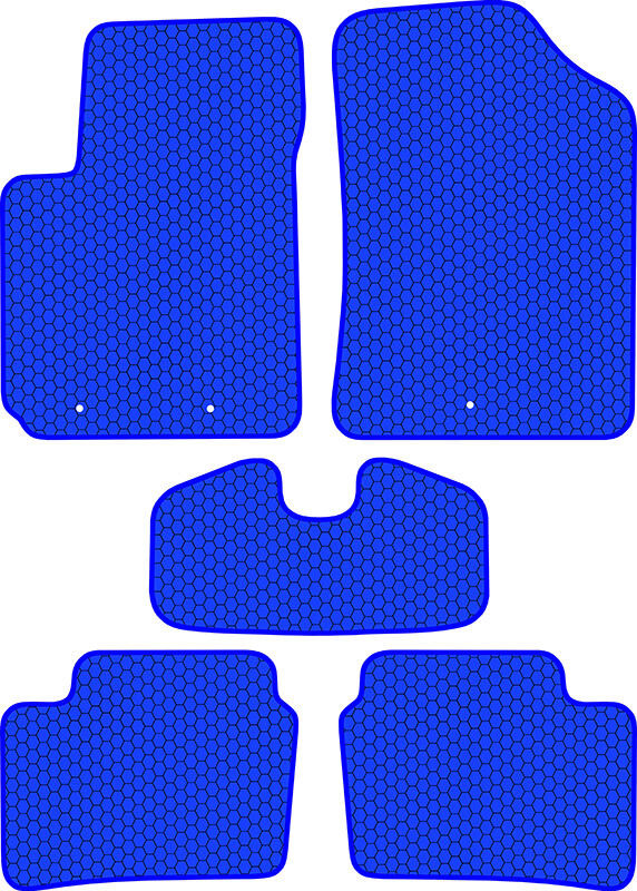 Купить запчасть SDS EXCLUSIVE - KSK12410BL Коврики в салон синие Kia Picanto III Хэтчбек(5дв.) 2011- "EVA-style"