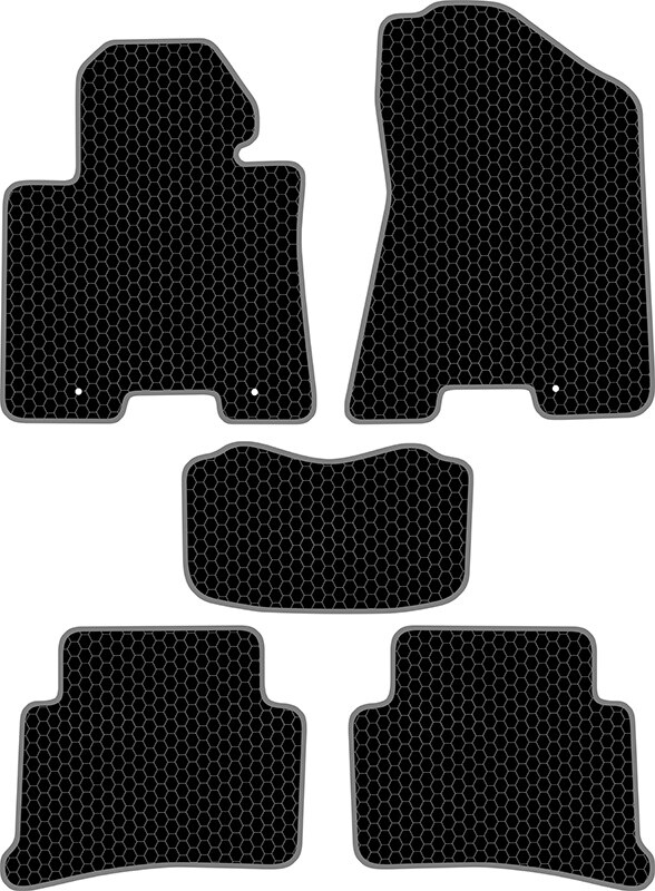 Купить запчасть SDS EXCLUSIVE - KSH24715BK Коврики в салон черные Hyundai Tucson III Внедорожник(5дв.) 2015- "EVA-style"