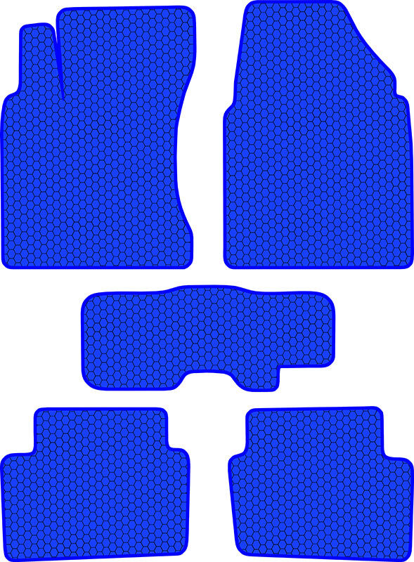 Купить запчасть SDS EXCLUSIVE - KSN11206BL Коврики в салон синие Nissan Qashqai I Внедорожник(5дв.) 2006-2014 "EVA-style"