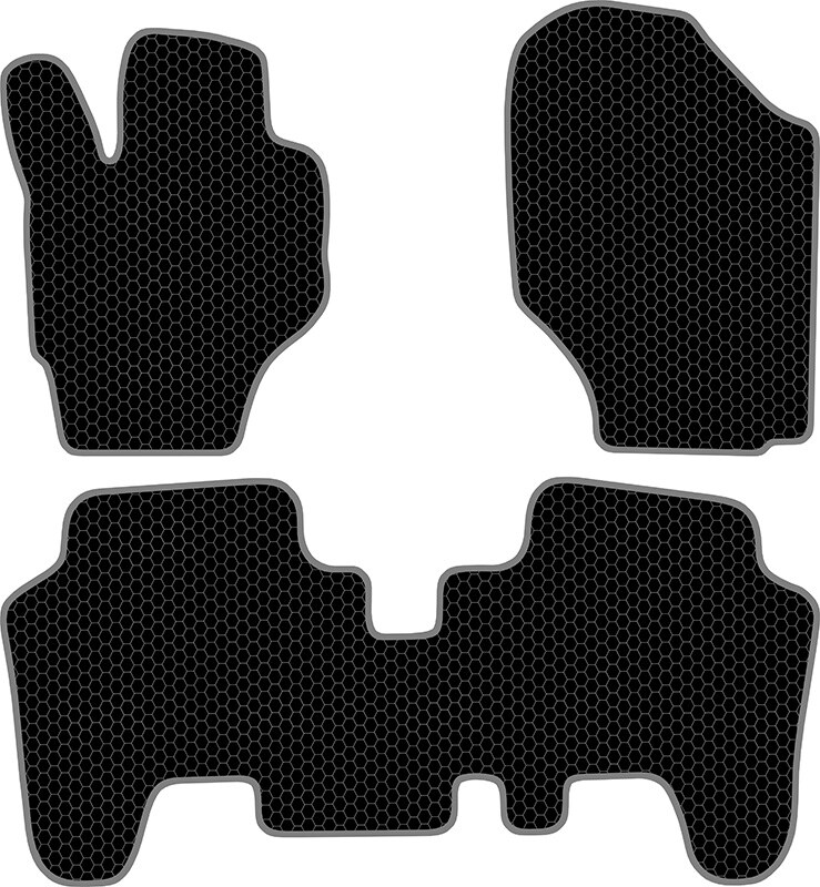 Купить запчасть SDS EXCLUSIVE - KST24305BK Коврики в салон черные Toyota Yaris II Хэтчбек(5дв.) 2005-2011 "EVA-style"
