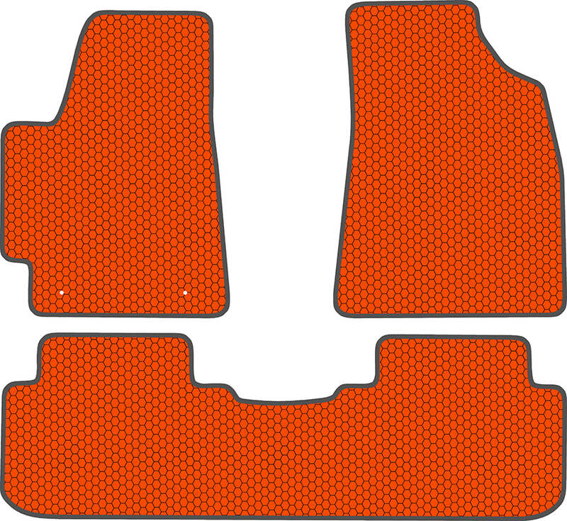 Купить запчасть SDS EXCLUSIVE - KST24207OR Коврики в салон оранжевые Toyota Highlander II (U40) Внедорожник(5дв.) 2007-2013 "EVA-style"