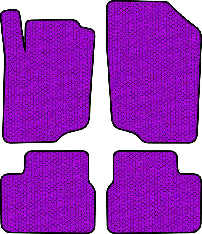 Купить запчасть SDS EXCLUSIVE - KSP10306PR Коврики в салон фиолетовые Peugeot 207 - Хэтчбек, 5дв. 2006-2015 "EVA-style"