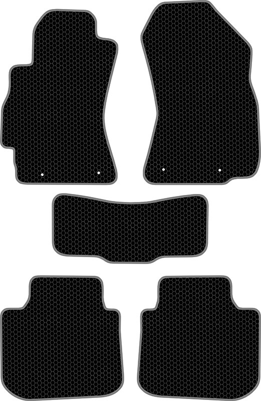 Купить запчасть SDS EXCLUSIVE - KSS41715BK Коврики в салон черные Subaru Outback V Универсал 2015- "EVA-style"