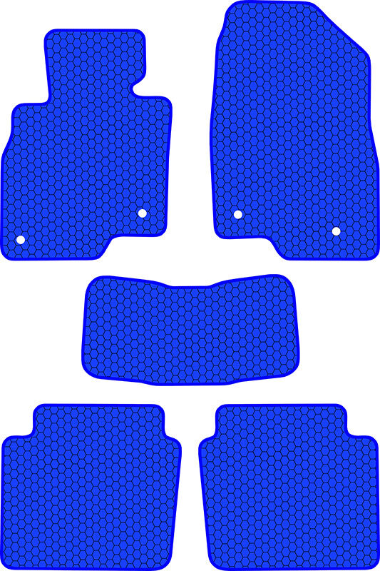 Купить запчасть SDS EXCLUSIVE - KSM22412BL Коврики в салон синие Mazda 6 III Седан 2012- "EVA-style"