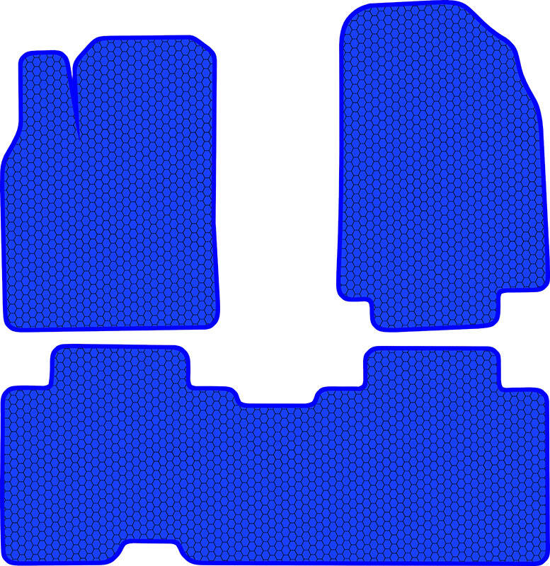 Купить запчасть SDS EXCLUSIVE - KSM21607BL Коврики в салон синие Mazda CX9 I Внедорожник(5дв.) 2007-2016 "EVA-style"