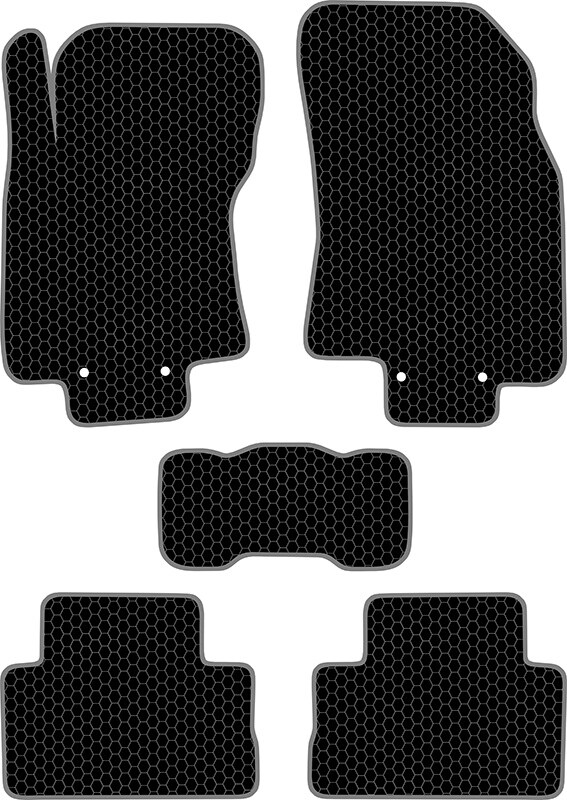 Купить запчасть SDS EXCLUSIVE - KSN14615BK Коврики в салон черные Nissan Qashqai II Внедорожник(5дв.) 2014- "EVA-style"