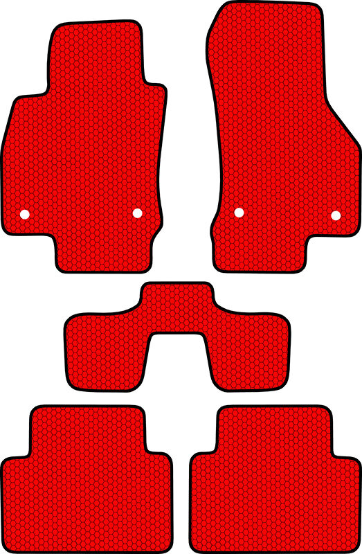 Купить запчасть SDS EXCLUSIVE - KSS21513RD Коврики в салон красные Skoda Octavia A7 Лифтбек 2013- "EVA-style"