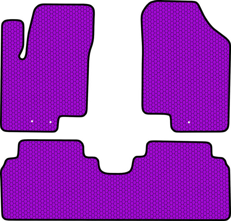Купить запчасть SDS EXCLUSIVE - KSK12210PR Коврики в салон фиолетовые Kia Venga - Микровэн, 5дв. 2010- "EVA-style"