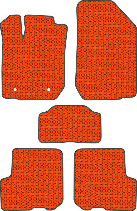Купить запчасть SDS EXCLUSIVE - KSR13114OR Коврики в салон оранжевые Renault Logan II sedan 2014-"EVA-style"