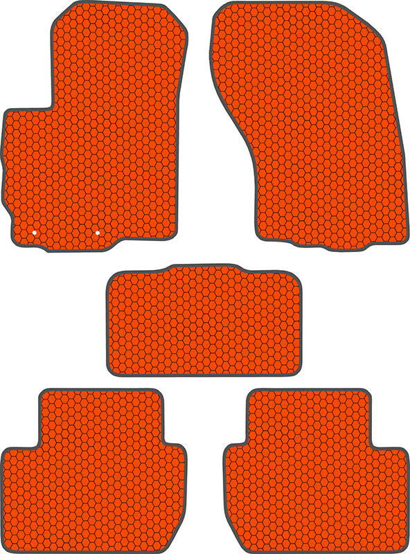 Купить запчасть SDS EXCLUSIVE - KSM41008OR Коврики в салон оранжевые Mitsubishi Outlander II Внедорожник(5дв.) 2007-2012 "EVA-style"