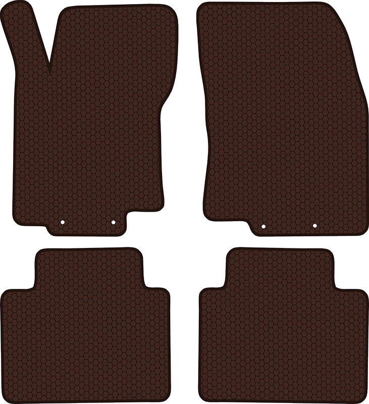 Купить запчасть SDS EXCLUSIVE - KSN15114BR Коврики в салон коричневые Nissan X-Trail III (T32) crossover 2014-"EVA-style"