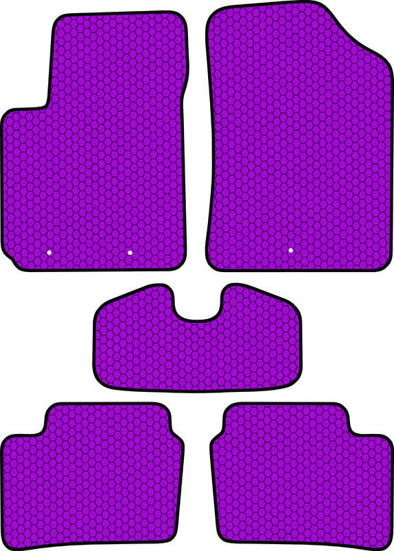 Купить запчасть SDS EXCLUSIVE - KSK12410PR Коврики в салон фиолетовые Kia Picanto III Хэтчбек, 5дв. 2011- "EVA-style"