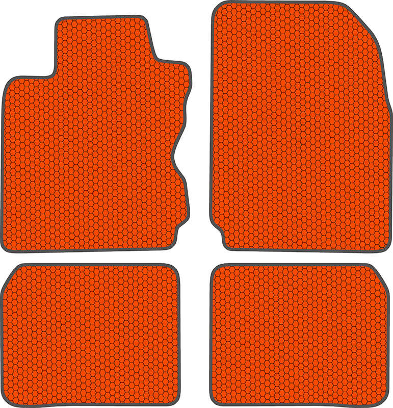 Купить запчасть SDS EXCLUSIVE - KSN10605OR Коврики в салон оранжевые Nissan Note I (E11) Хэтчбек(5дв.) 2005- "EVA-style"