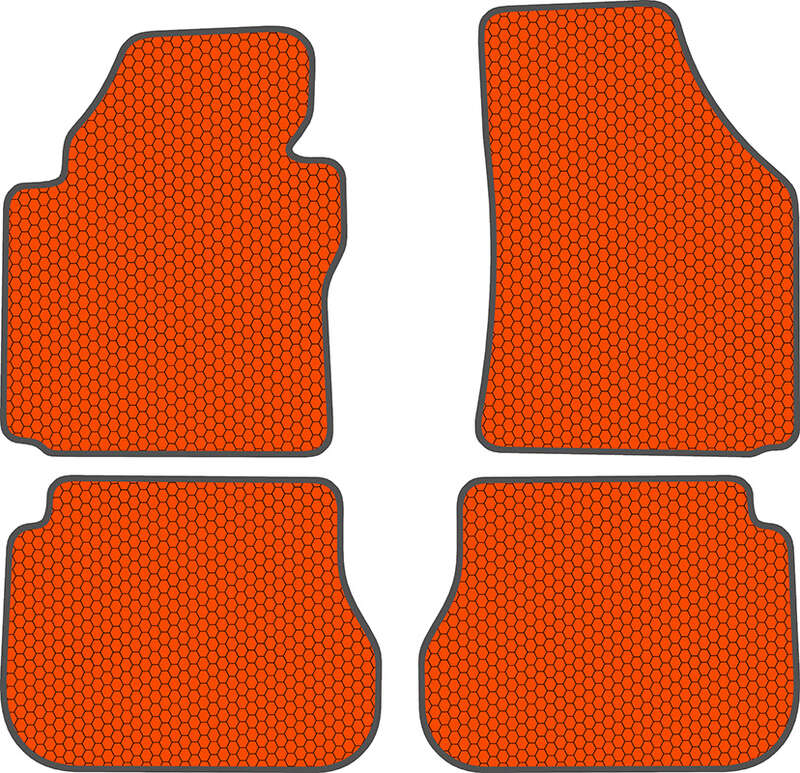 Купить запчасть SDS EXCLUSIVE - KSV20104OR Коврики в салон оранжевые Volkswagen Caddy III Минивэн(5дв.) 2004-2015 "EVA-style"