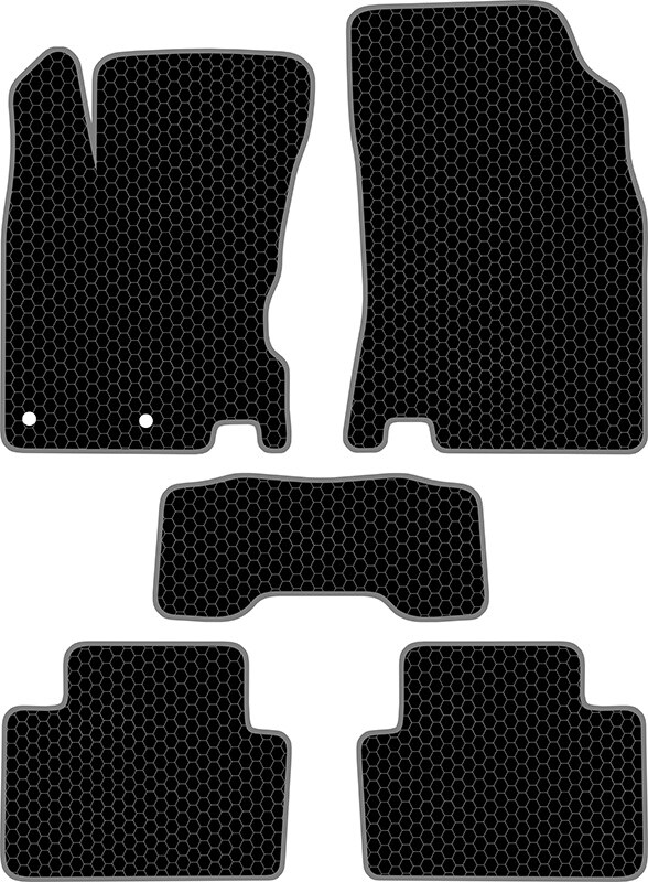 Купить запчасть SDS EXCLUSIVE - KSN14614BK Коврики в салон черные Nissan Qashqai II Внедорожник(5дв.) 2014- "EVA-style"