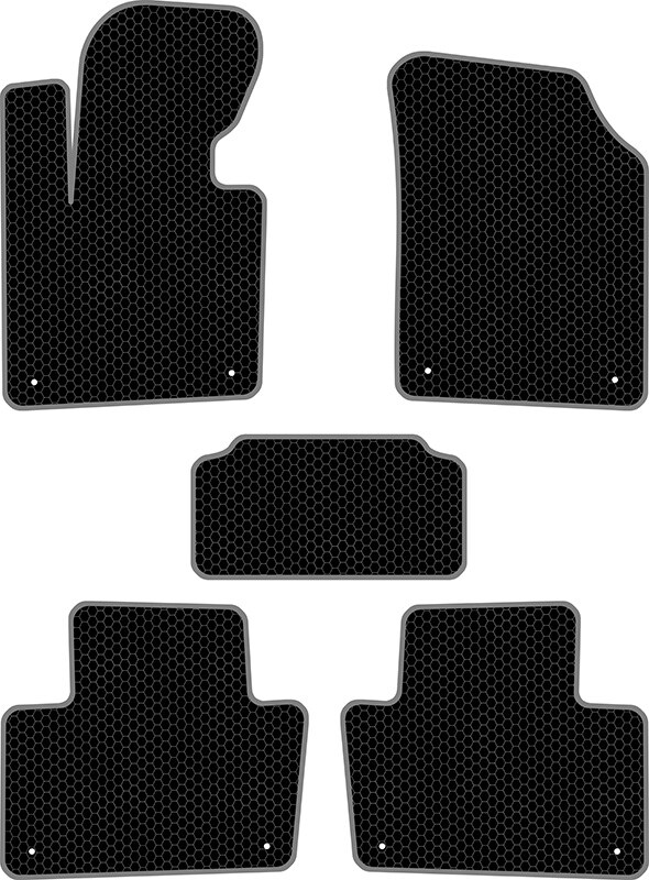 Купить запчасть SDS EXCLUSIVE - KSV11515BK Коврики в салон черные Volvo XС90 II Внедорожник(5дв.) 2015- "EVA-style"