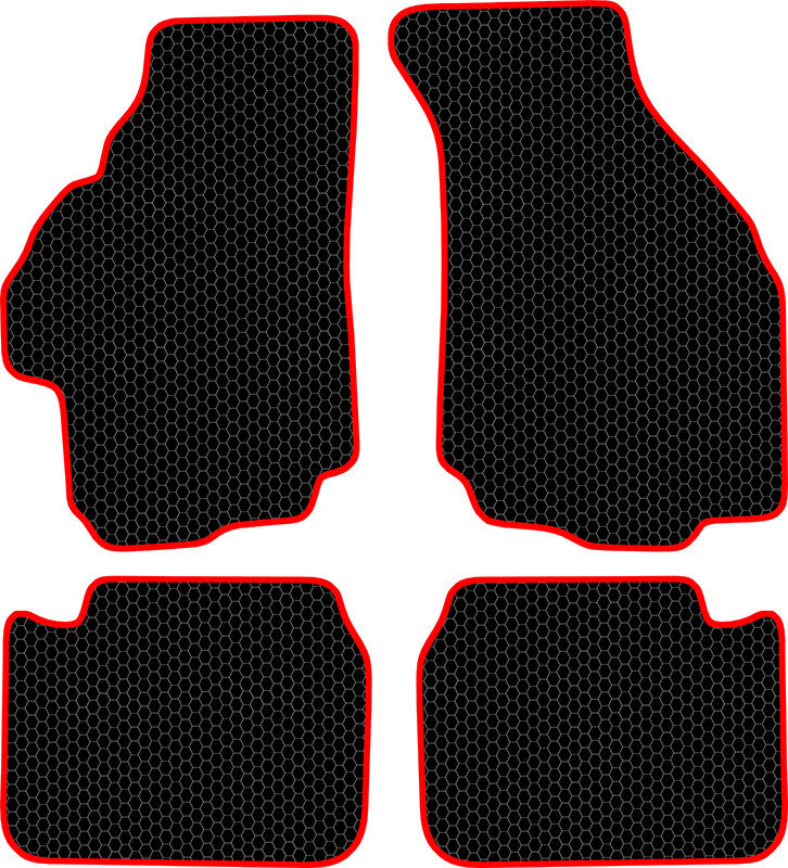 Купить запчасть SDS EXCLUSIVE - KSS51302BKR Коврики в салон черные с красным кантом Suzuki Liana - Седан 2002-2007 "EVA-style"