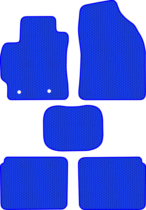 Купить запчасть SDS EXCLUSIVE - KST27313BL Коврики в салон синие Toyota Corolla XI (E160) Седан 2013-2016 "EVA-style"