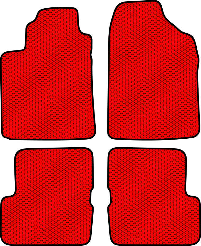 Купить запчасть SDS EXCLUSIVE - KST28899RD Коврики в салон красные Toyota Celica VII (T230) Купе 1999-2006 "EVA-style"
