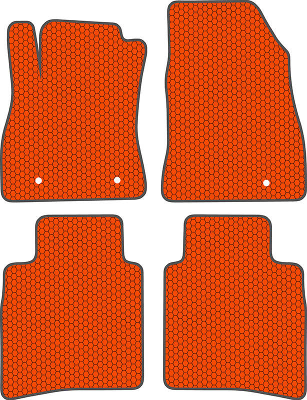 Купить запчасть SDS EXCLUSIVE - KSN15014OR Коврики в салон оранжевые Nissan Sentra VII (B17) Седан 2014- "EVA-style"