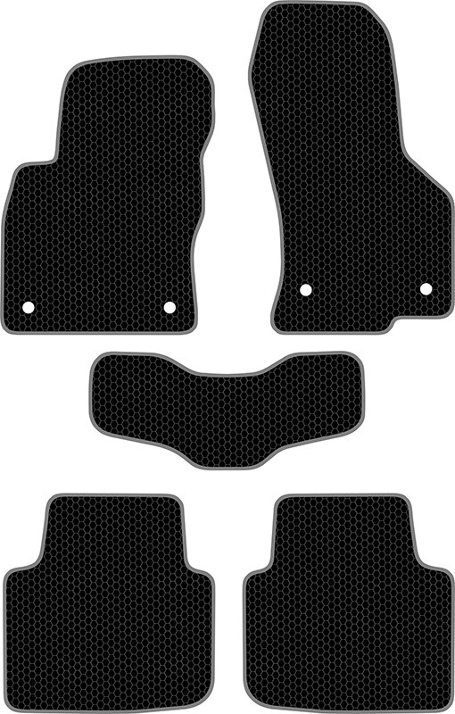Купить запчасть SDS EXCLUSIVE - KSS21915BK Коврики в салон черные Skoda Superb III Лифтбек 2015- "EVA-style"