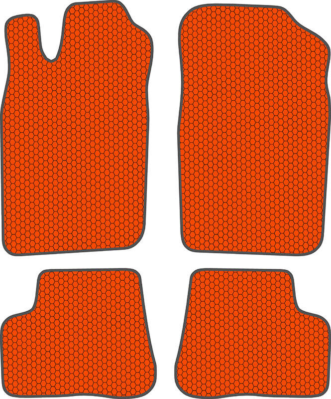 Купить запчасть SDS EXCLUSIVE - KSP10205OR Коврики в салон оранжевые Peugeot 206 - Седан 1998-2012 "EVA-style"