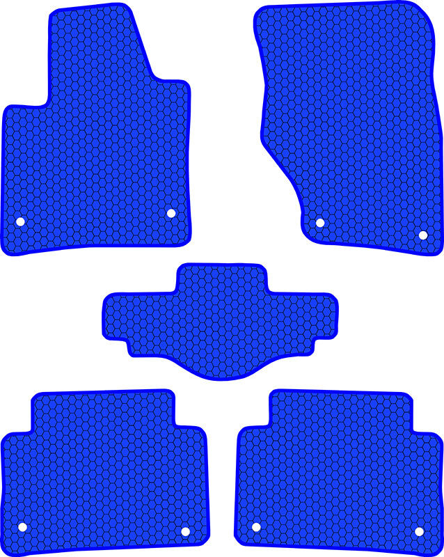 Купить запчасть SDS EXCLUSIVE - KSA10505BL Коврики в салон синие Audi Q7 I Внедорожник(5дв.) 2005-2015 "EVA-style"