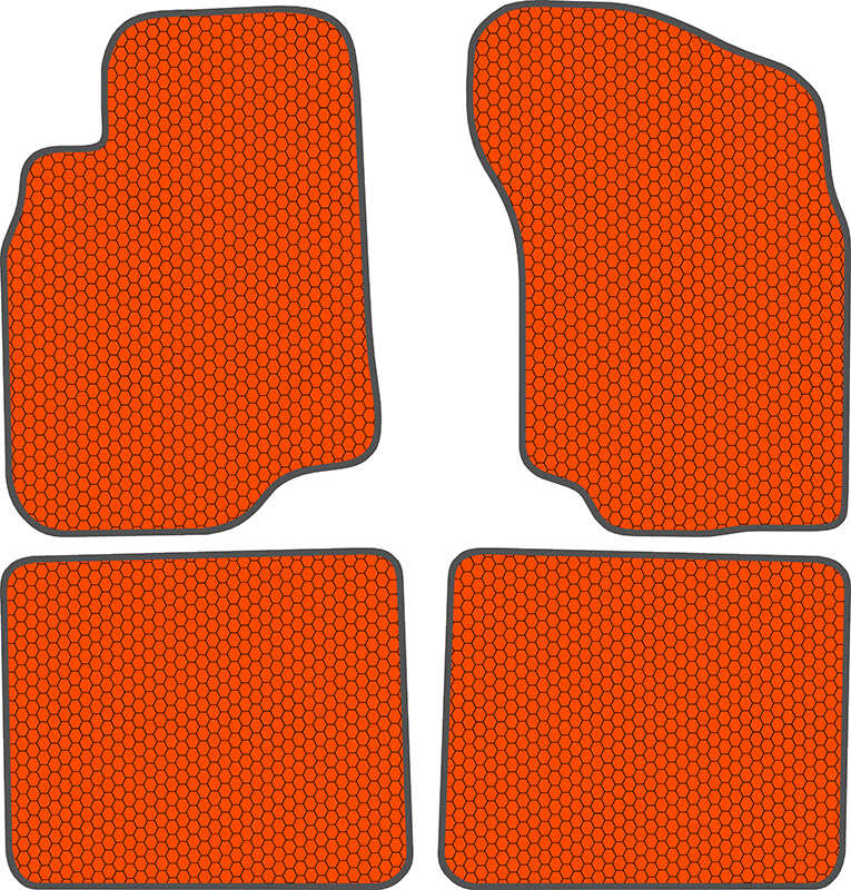 Купить запчасть SDS EXCLUSIVE - KSM40603OR Коврики в салон оранжевые Mitsubishi Lancer IX Седан 2003-2006 "EVA-style"