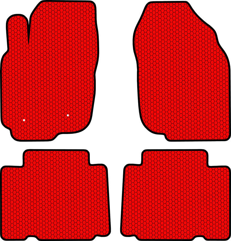 Купить запчасть SDS EXCLUSIVE - KST22007RD Коврики в салон красные Toyota RAV 4 III (XA30) Внедорожник(5дв.) 2006-2013 "EVA-style"