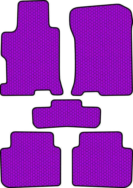 Купить запчасть SDS EXCLUSIVE - KSH10209PR Коврики в салон фиолетовые Honda Accord IX Седан 2013- "EVA-style"
