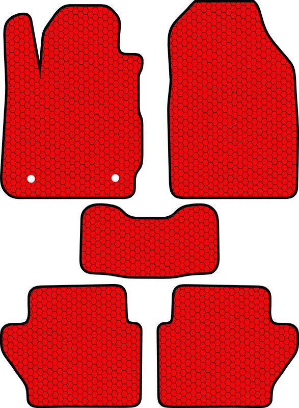 Купить запчасть SDS EXCLUSIVE - KSF34814RD Коврики в салон красные Ford Fiesta VI Седан 2014- "EVA-style"