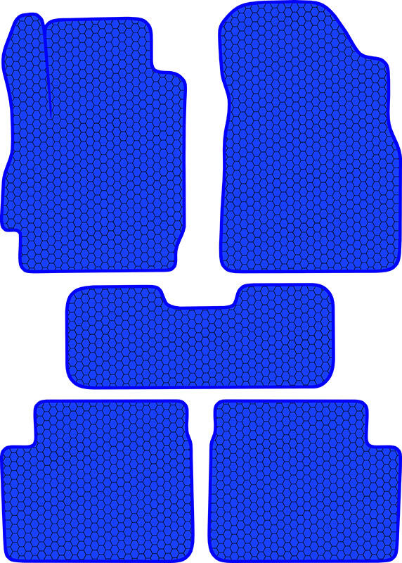 Купить запчасть SDS EXCLUSIVE - KSM20108BL Коврики в салон синие Mazda 2 II Хэтчбек(5дв.) 2007-2011 "EVA-style"