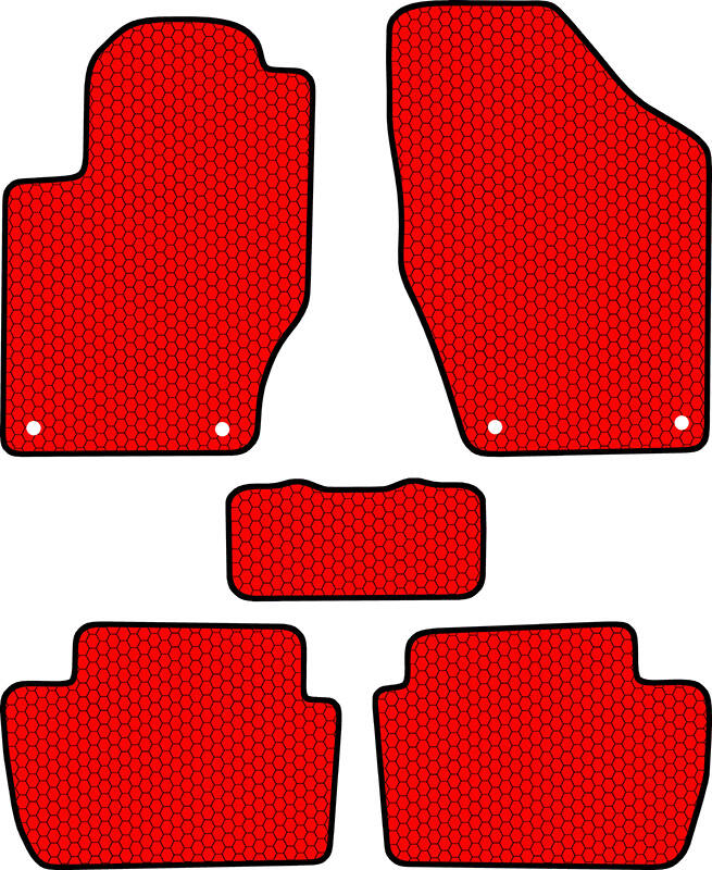 Купить запчасть SDS EXCLUSIVE - KSP12513RD Коврики в салон красные Peugeot 308 II Хэтчбек(5дв.) 2013- "EVA-style"