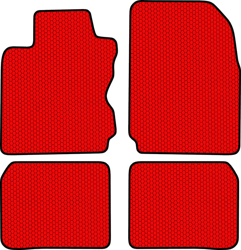 Купить запчасть SDS EXCLUSIVE - KSN10605RD Коврики в салон красные Nissan Note I (E11) Хэтчбек(5дв.) 2005- "EVA-style"
