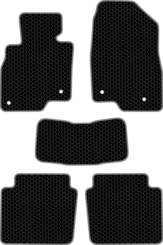Купить запчасть SDS EXCLUSIVE - KSM22412BK Коврики в салон черные Mazda 6 III Седан 2012- "EVA-style"