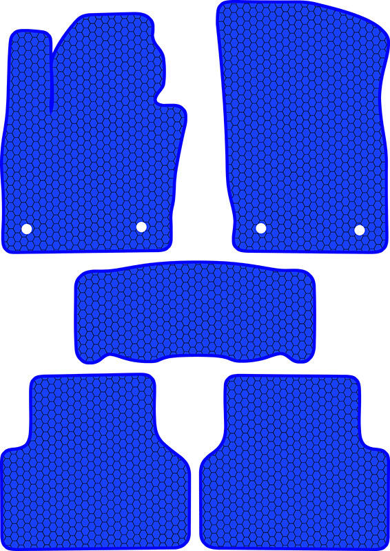 Купить запчасть SDS EXCLUSIVE - KSA11711BL Коврики в салон синие Audi Q3 I Внедорожник(5дв.) 2011- "EVA-style"