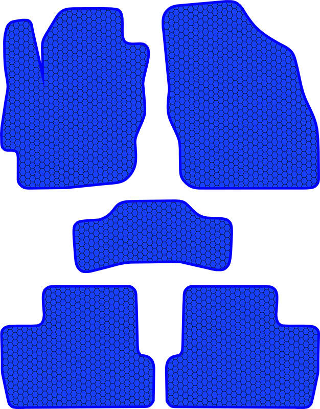 Купить запчасть SDS EXCLUSIVE - KSM21309BL Коврики в салон синие Mazda 3 II Седан 2009- "EVA-style"