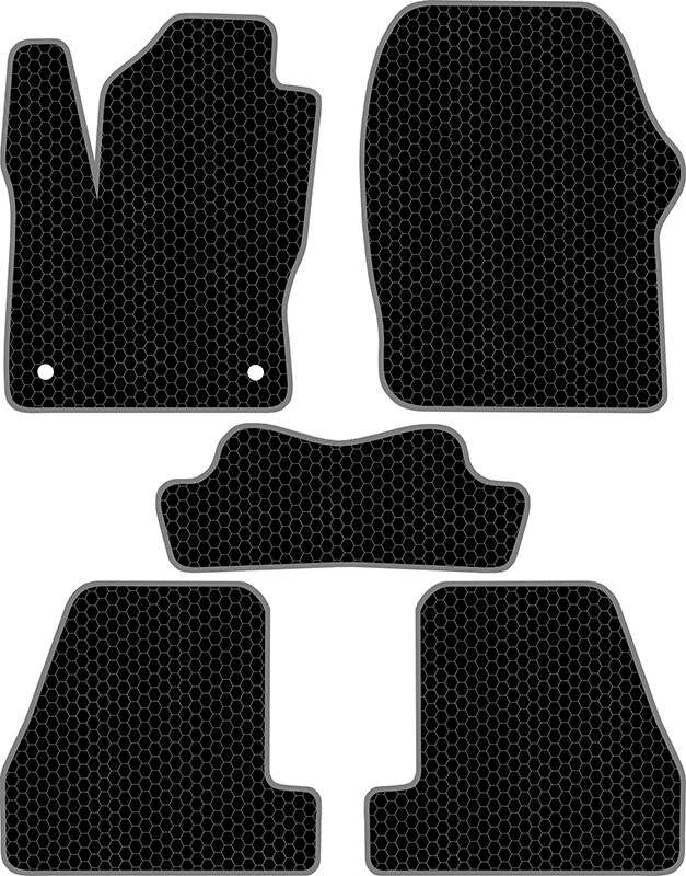 Купить запчасть SDS EXCLUSIVE - KSF32811BK Коврики в салон черные Ford Focus III sedan/hatchback 2011-"EVA-style"