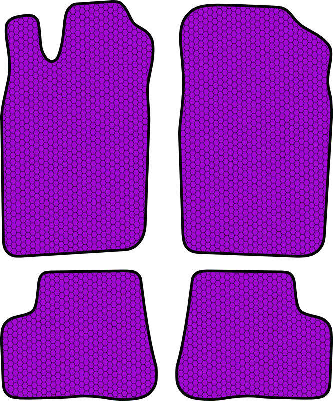 Купить запчасть SDS EXCLUSIVE - KSP10205PR Коврики в салон фиолетовые Peugeot 206 - Седан 1998-2012 "EVA-style"