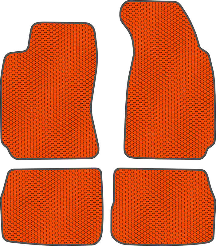 Купить запчасть SDS EXCLUSIVE - KSS21702OR Коврики в салон оранжевые Skoda Superb I Лифтбек 2002-2008 "EVA-style"