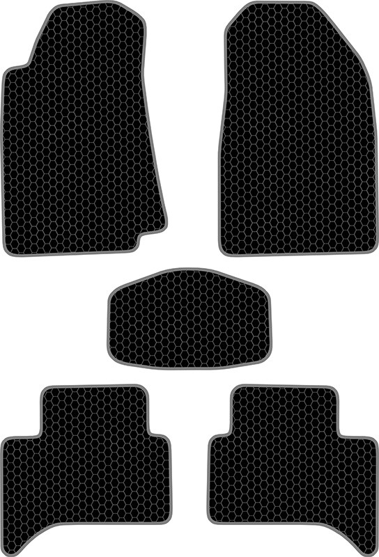 Купить запчасть SDS EXCLUSIVE - KSC32612BK Коврики в салон черные Chevrolet Trailblazer II Внедорожник(5дв.) 2012- "EVA-style"