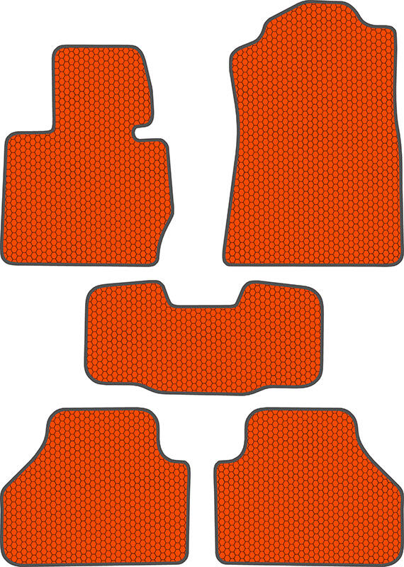 Купить запчасть SDS EXCLUSIVE - KSB21010OR Коврики в салон оранжевые BMW X3 F25 Внедорожник(5дв.) 2010- "EVA-style"