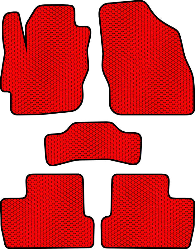 Купить запчасть SDS EXCLUSIVE - KSM21309RD Коврики в салон красные Mazda 3 II Седан 2009- "EVA-style"