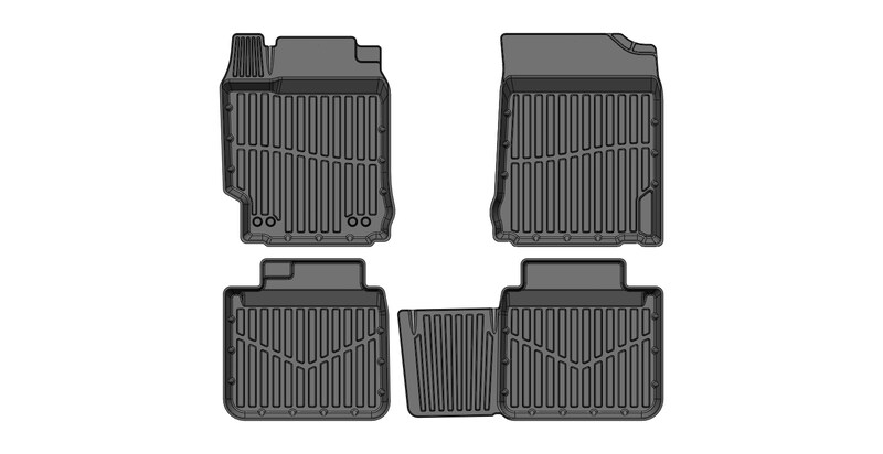 Купить запчасть SRTK - TYCAM06G02014 Коврики в салон SRTK для Toyota Camry