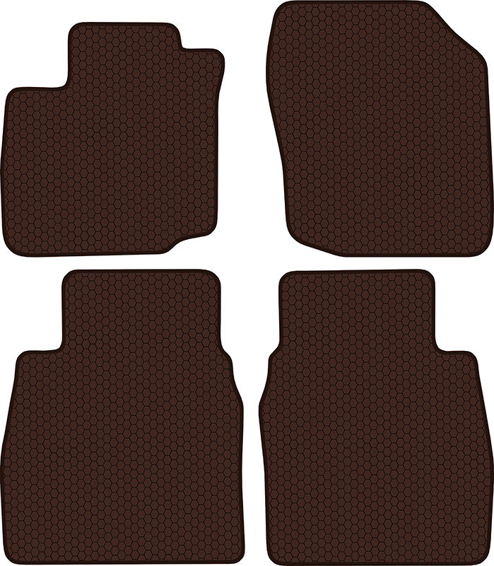 Купить запчасть SDS EXCLUSIVE - KSH12611BR Коврики в салон коричневые Honda Civic IX Хэтчбек(5дв.) 2011- "EVA-style"