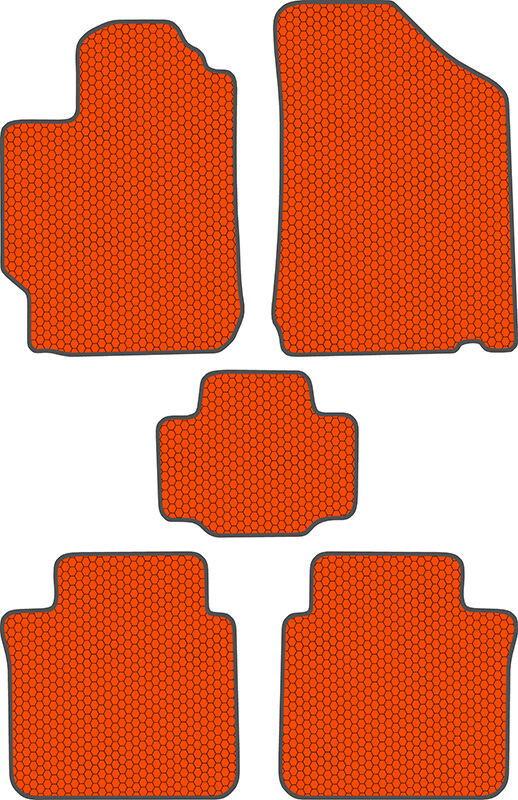 Купить запчасть SDS EXCLUSIVE - KST25811OR Коврики в салон оранжевые Toyota Camry VII sedan 2011-"EVA-style"