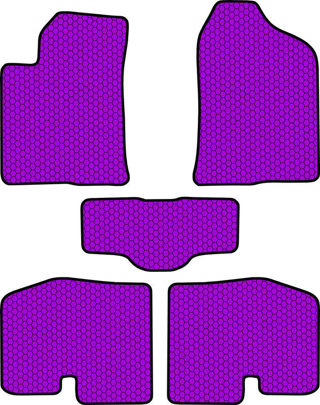Купить запчасть SDS EXCLUSIVE - KSL30208PR Коврики в салон фиолетовые Lifan Solano sedan 2008- "EVA-style"