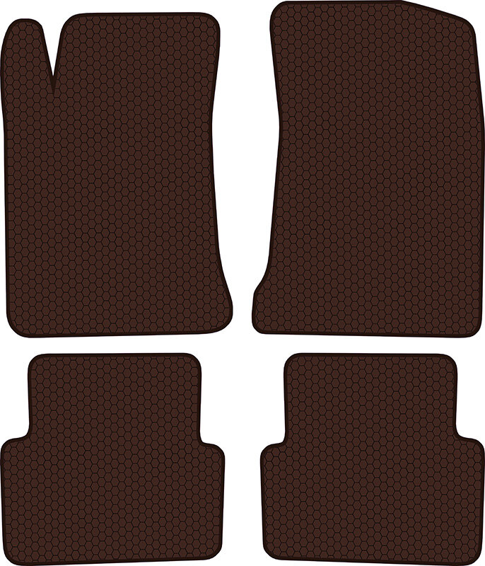 Купить запчасть SDS EXCLUSIVE - KSR10401BR Коврики в салон коричневые Renault Laguna II Хэтчбек(5дв.) 2001-2007 "EVA-style"