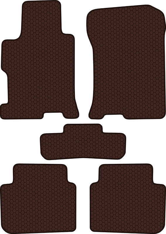Купить запчасть SDS EXCLUSIVE - KSH10209BR Коврики в салон коричневые Honda Accord IX Седан 2013- "EVA-style"